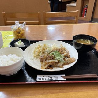 豚の生姜焼定食(宮本むなし阪神西元町駅前店)