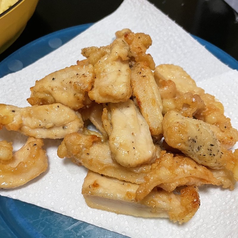 ヤゲン軟骨揚げ(自宅)