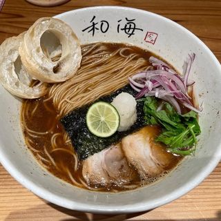 秋刀魚そば(らーめん専門 和海 なんばラーメン一座店)
