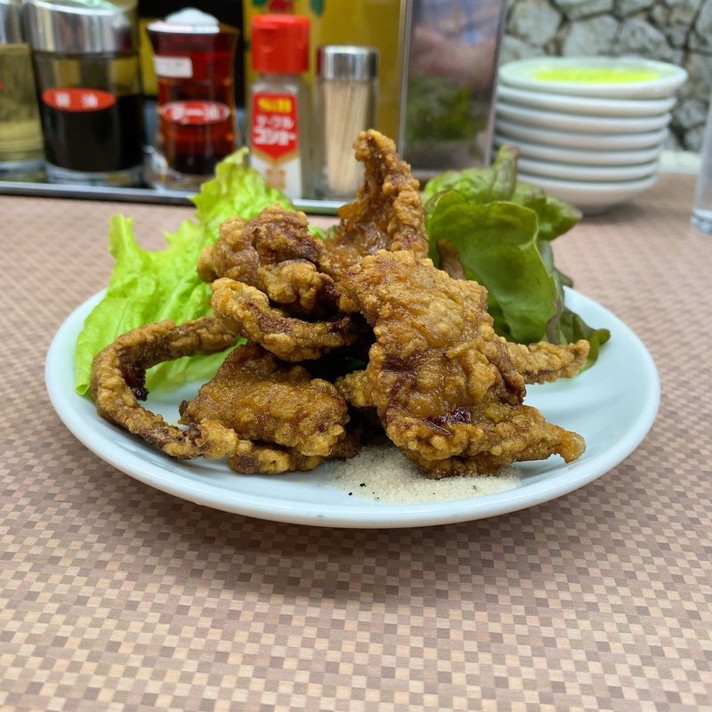 レバーの唐揚げ(餃子天翔Dining)