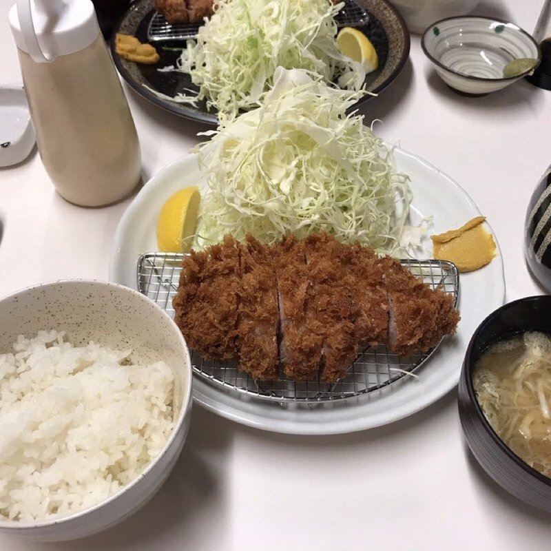 上ロース豚かつ定食(ポンチ軒 武蔵小杉店)