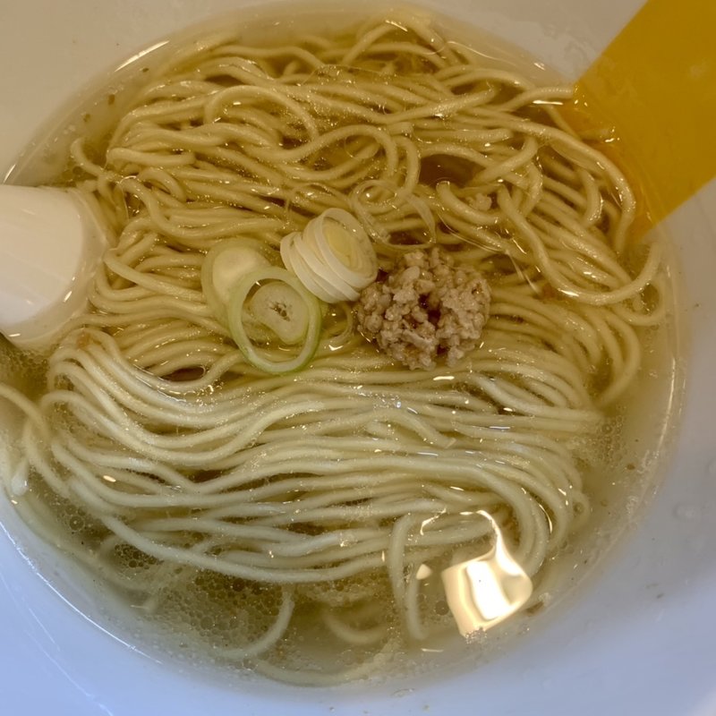 かけらー麺定食（よだれ鶏ごはん)(塩生姜らー麺専門店 MANNISH 浅草店)