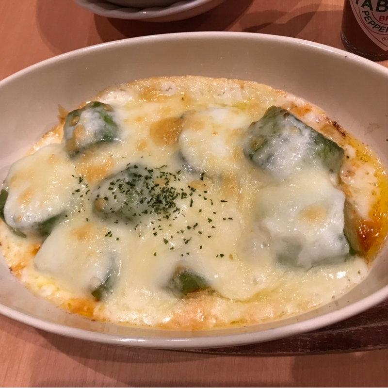 白茄子チーズグラタン(まちごはん かぶら木)