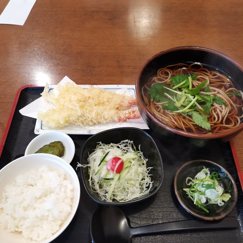 天ぷらそばセット(そば処たか松)