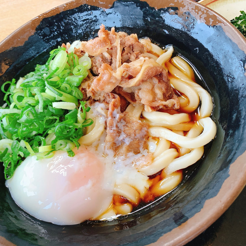 温玉肉ぶっかけうどん(どんどん 小郡店 )