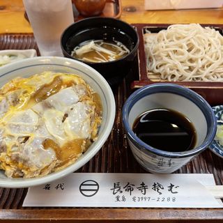 カツ丼セット(長命寺蕎麦 豊島 （ちょうめじそば としま）)