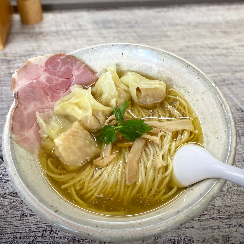 ワンタンメン 塩(麺食堂くにを)