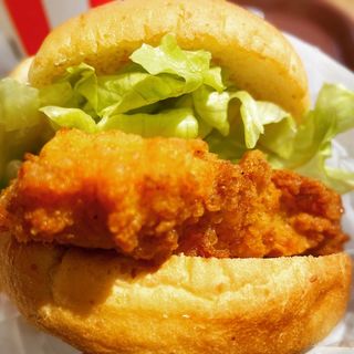 チキンフィレサンドセット(ケンタッキーフライドチキン 梅田HEP通り店 （KFC）)