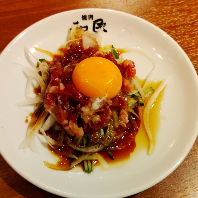 ユッケ(焼肉の和民 亀有駅前店)