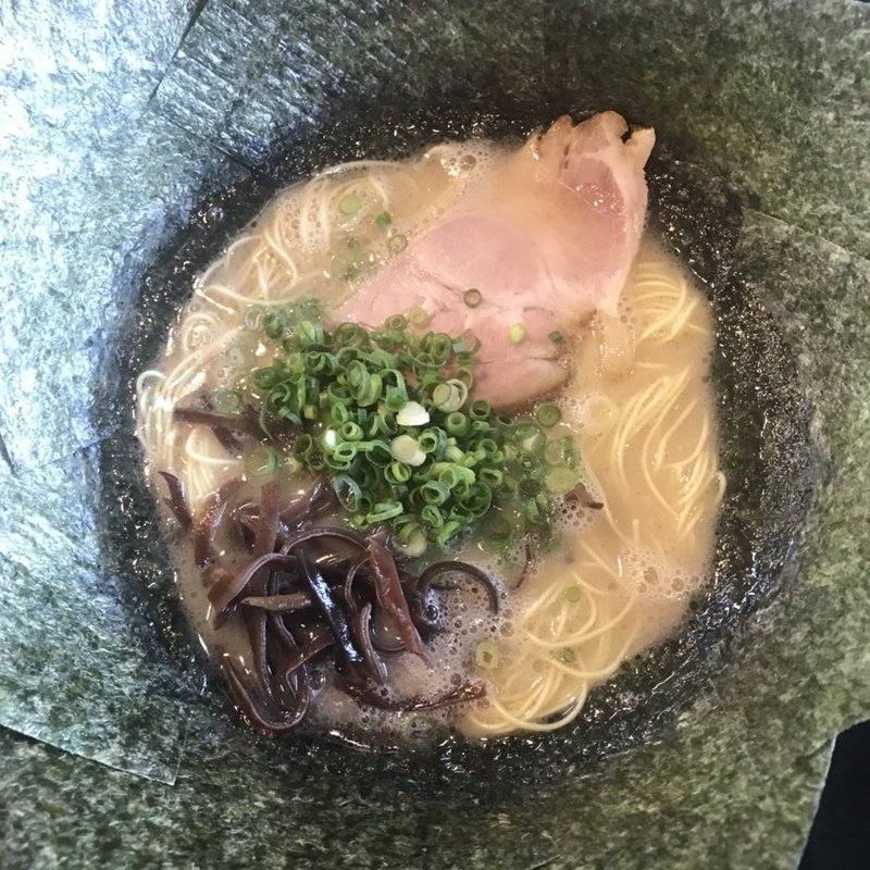 長浜ラーメン　のりトッピング(六角堂 )