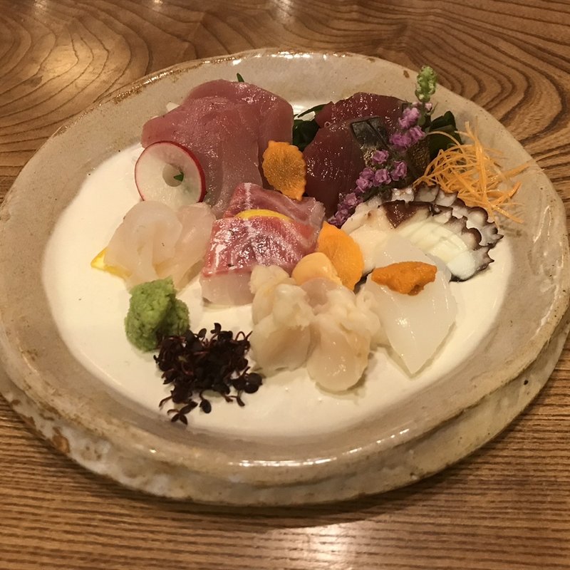 刺身7種盛り(三彩)