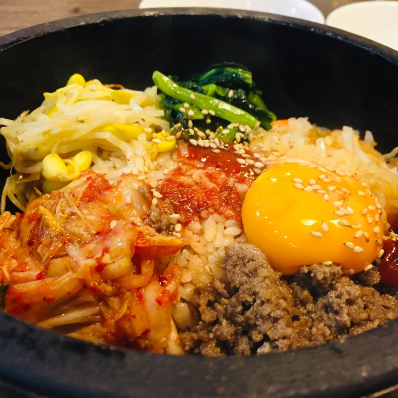 石焼ビビンバ(いその商店 鹿児島店)