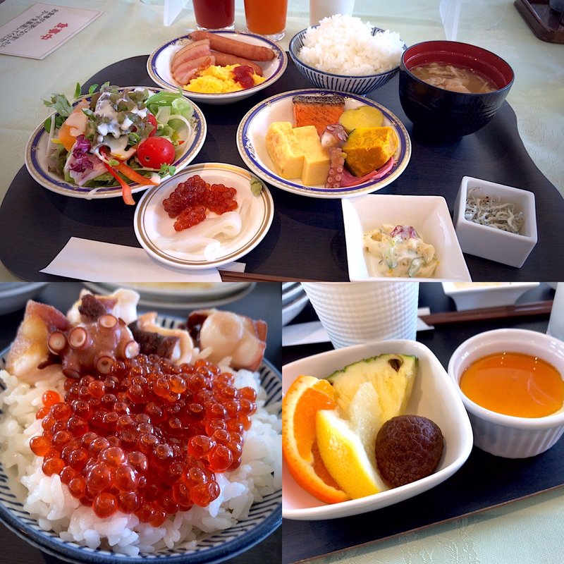 朝食(ホテルヒルズ 新冠温泉レ・コードの湯)
