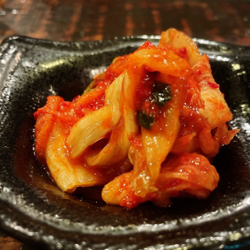 白菜キムチ(魅惑の七輪 らんまん （ミワクノシチリンランマン）)