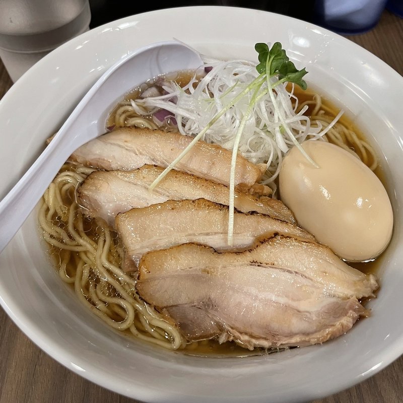 貝出汁醤油そば　特製(貝出汁　中華そば　源太郎)