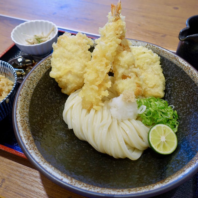 天ぷら盛りぶっかけ(うどん司)