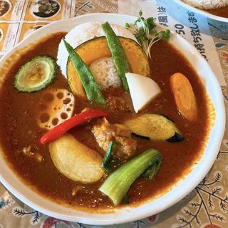 チキンカレー（野菜トッピング）(小林カレー)