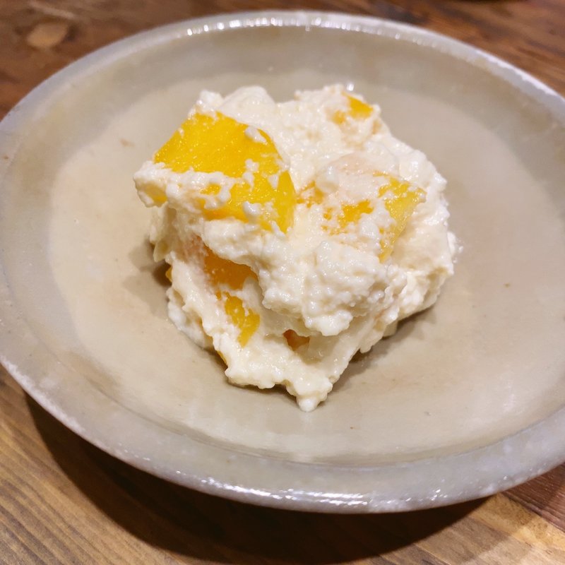 柿の白あえ(ヤドカリ食堂)