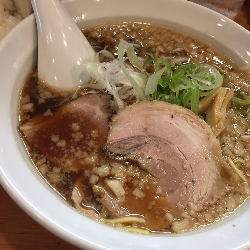 きあげしょうゆ背脂こってり(大津家 )