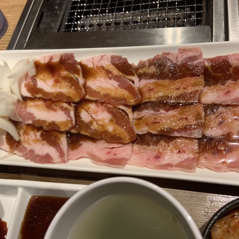牛・豚カルビセット　200g(焼肉ライク 高田馬場店)