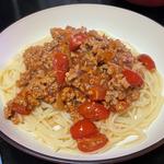 特製ミートソース スパゲティー(自宅)