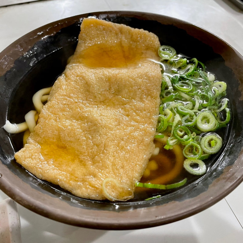 きつねうどん&いなり2ヶ(うどん そば 松屋)