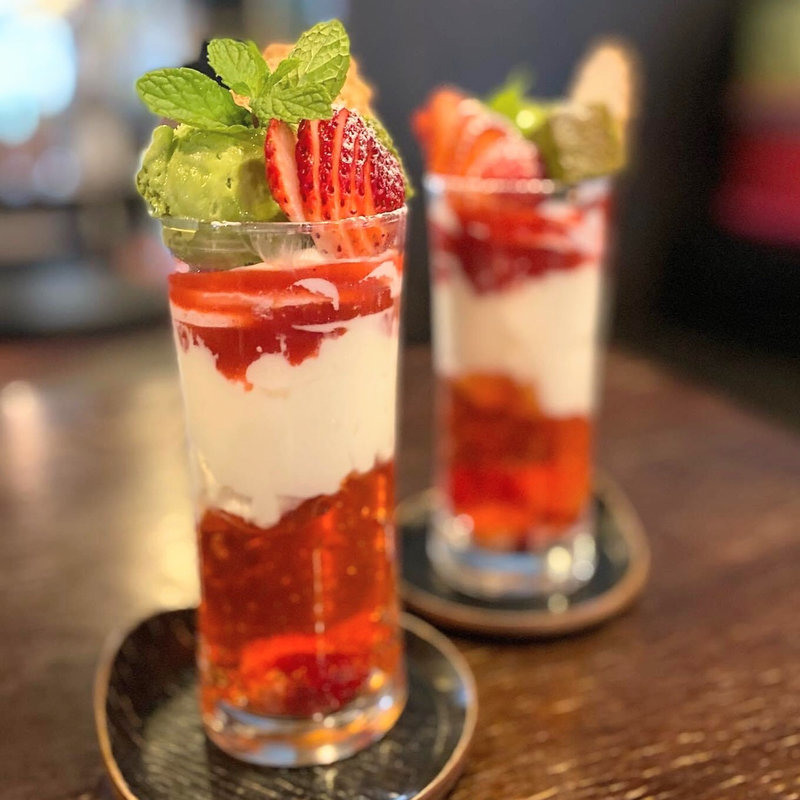 イチゴのレアチーズパフェ(ドッグベリー （Dogberry）)