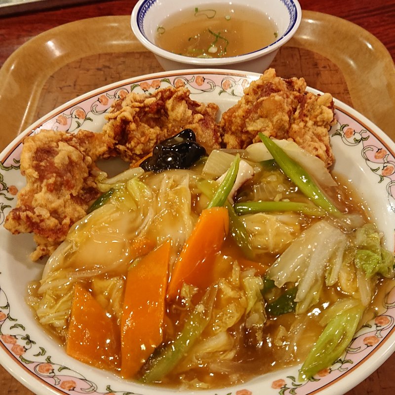 豚天丼(餃子の王将 門真店)