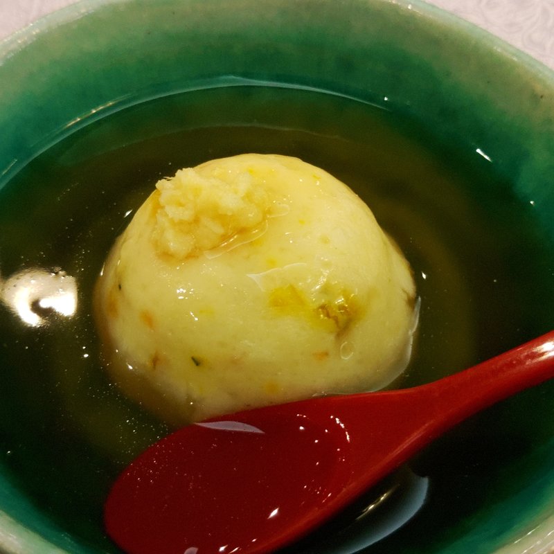 長芋饅頭の餡掛け(ベネフィットステーション葉山)