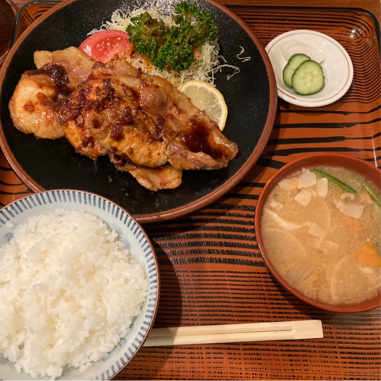 生姜焼定食さま専用 豚生姜焼定食(とんかつまつを )の口コミ一覧 | おいしい！が