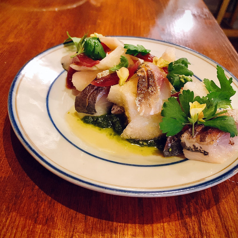 鯵と梨のサラダ(BISOU （ビズー）)