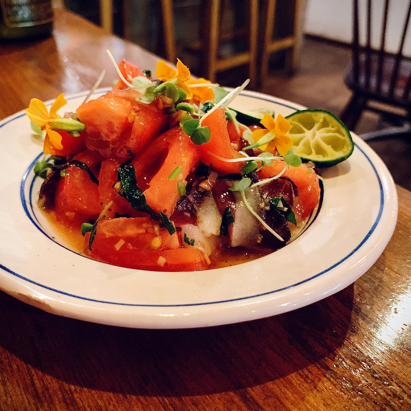 鴨とトマトのマリネ(BISOU （ビズー）)