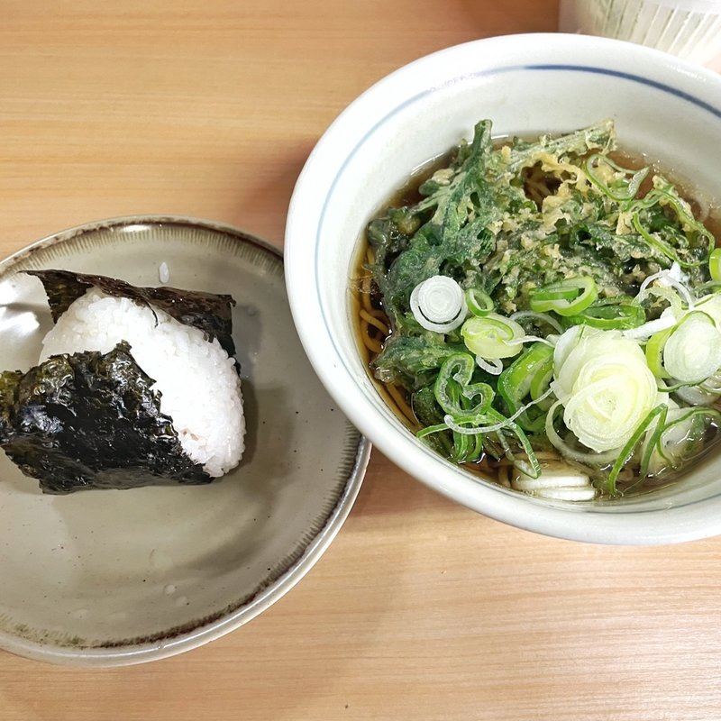 春菊天そばとおにぎり(笠置そば 深川店 )