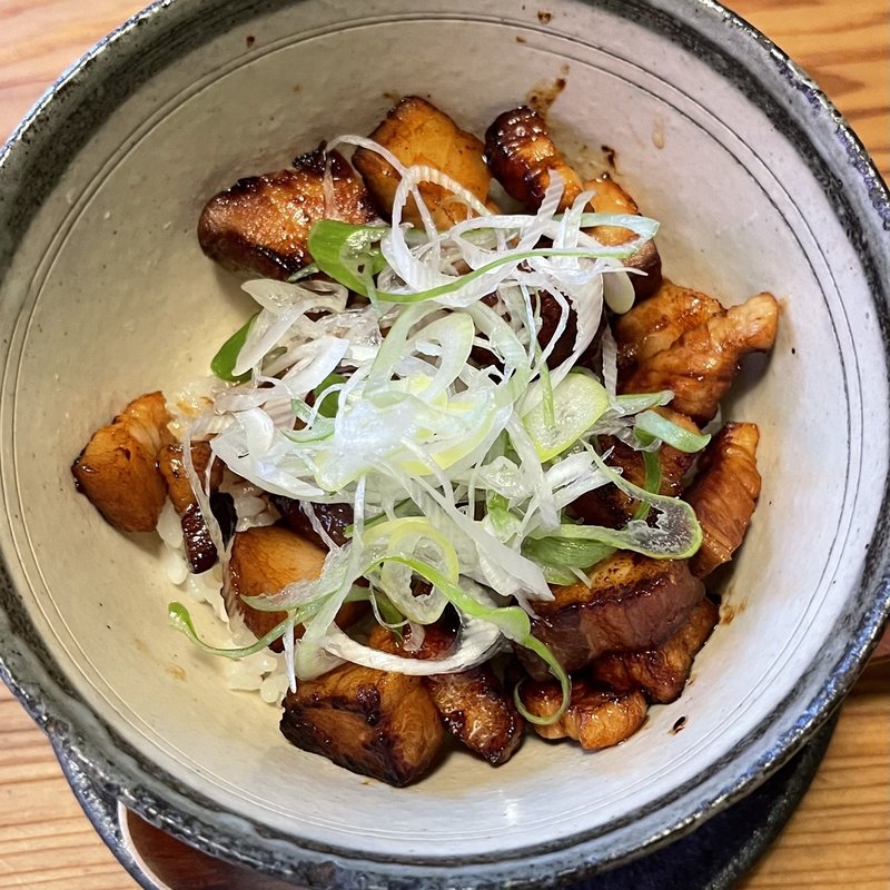 ミニチャーシュー丼(炭烙 すみやま)