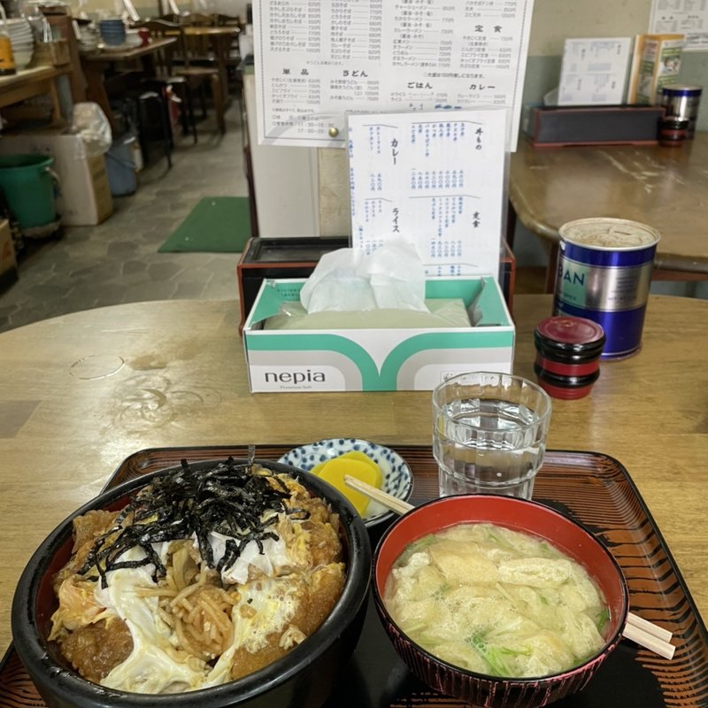 バボそば丼(そば処 三徳)