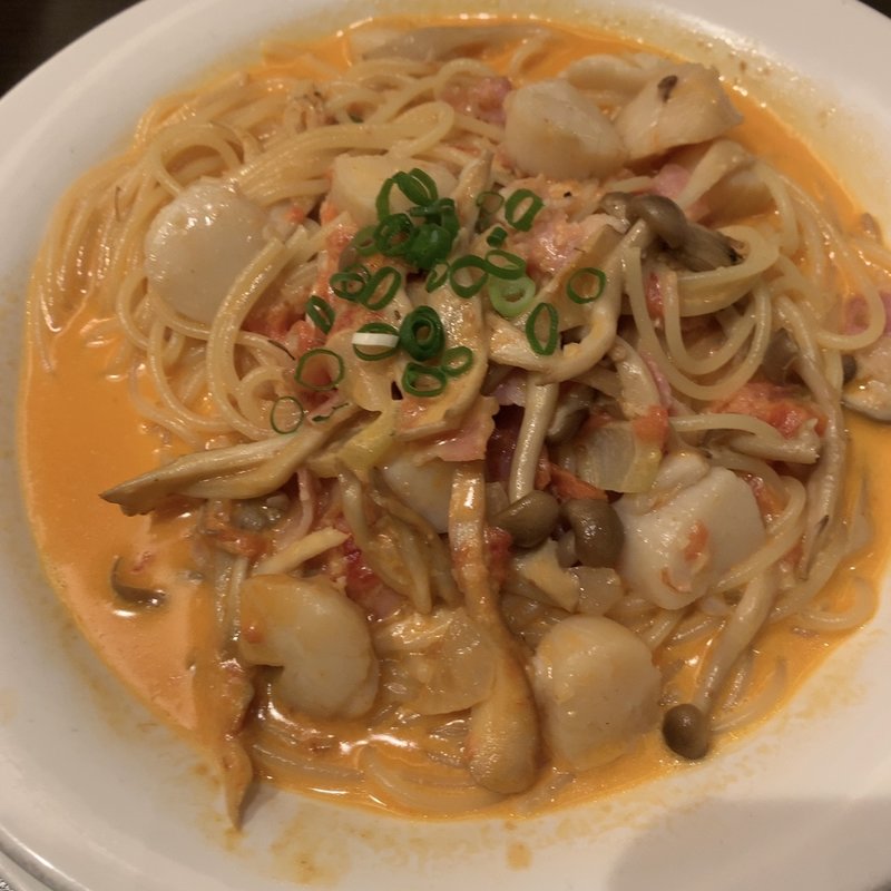 帆立トマトクリームスパゲッティ(ITALIAN T’s （イタリアン・ティーズ）)