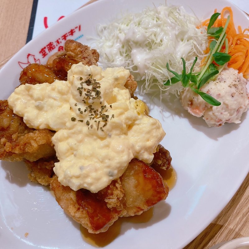 カラッと唐揚げ定食 ～南蛮タルタル～ (空飛ぶチキン食堂 さいたま新都心店)