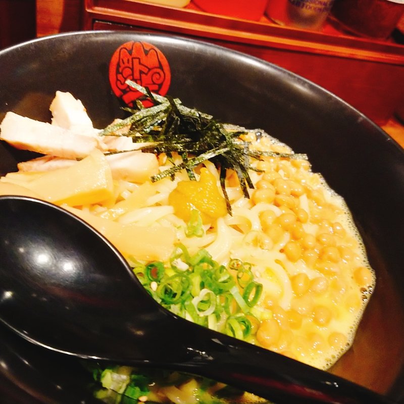 たまご納豆油ソバ(油そば専門店 山ト天 京橋店)