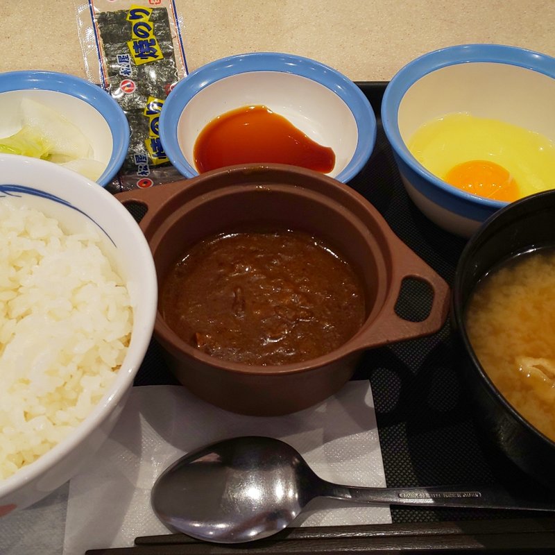 定番朝定食(松屋 上飯田店 )