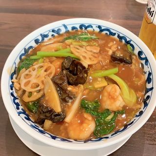 五目しょうゆ麺(暁雲亭 北千住マルイ店)