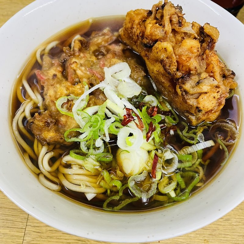 もんじゃ天そば(一由そば )