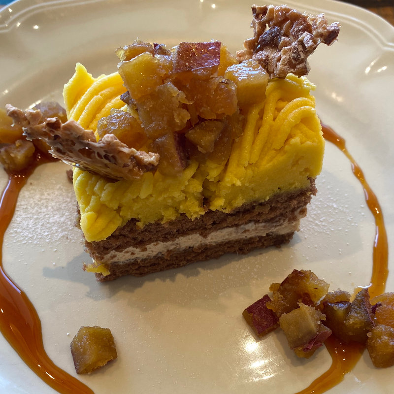 スイートポテトのショートケーキ(アフタヌーンティー・ティールーム くずはモール)