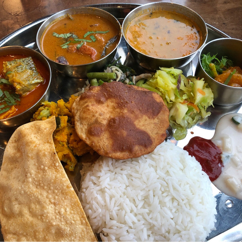 海鮮ランチセット(スパイスキッチンムーナ)