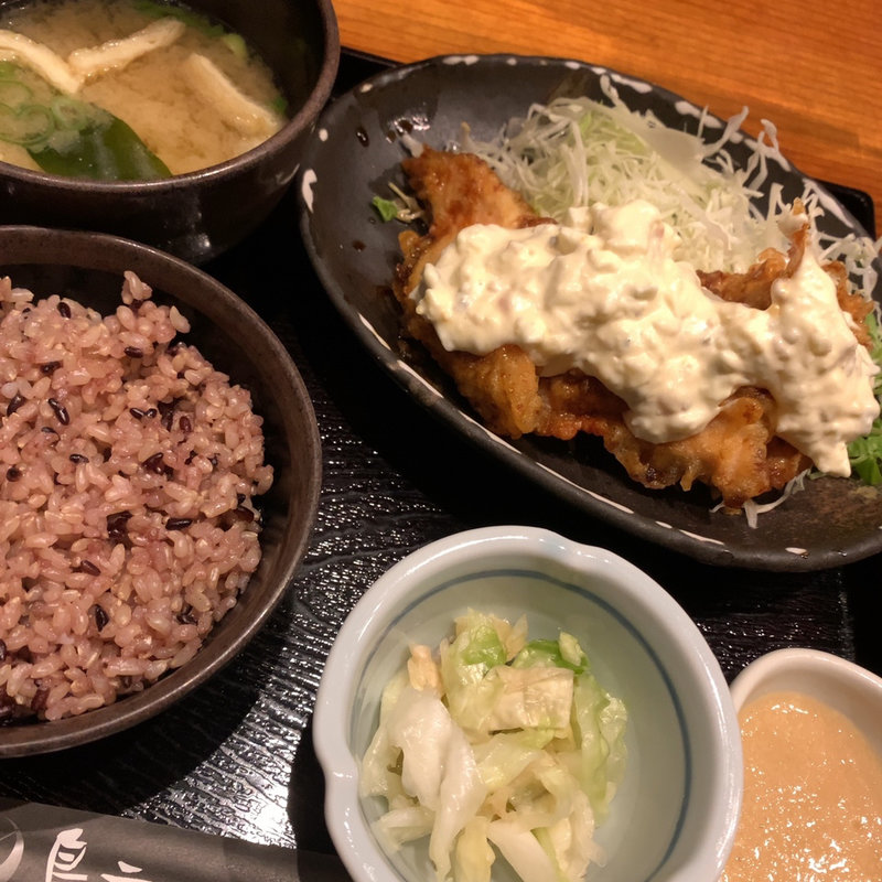 鶏南蛮タルタル定食(鳥元 馬喰町店)