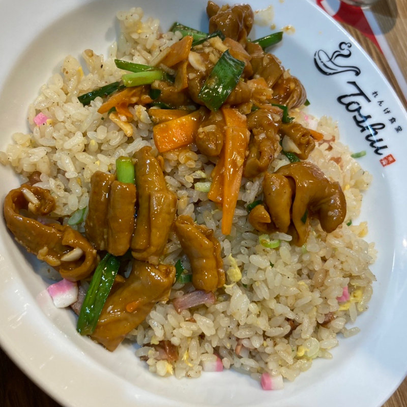 もつスタミナ炒飯(れんげ食堂 Toshu 京王永山店)
