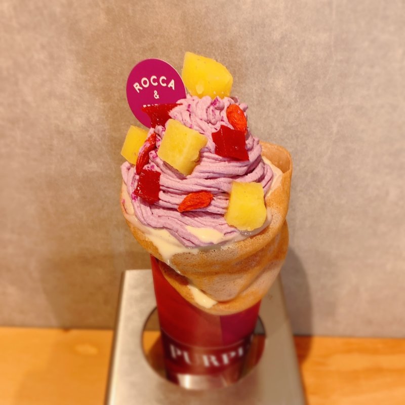 ハロウィンクレープ　PURPLE( FOREST GREEN CREPE&BAKE  枚方店)