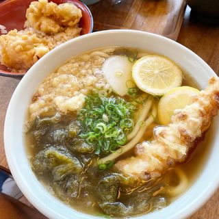 昼の半丼ランチセット(うどんおよべ 清輝橋店 )