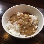 DORO SOBA eating soup (限定)(麺座 かたぶつ )