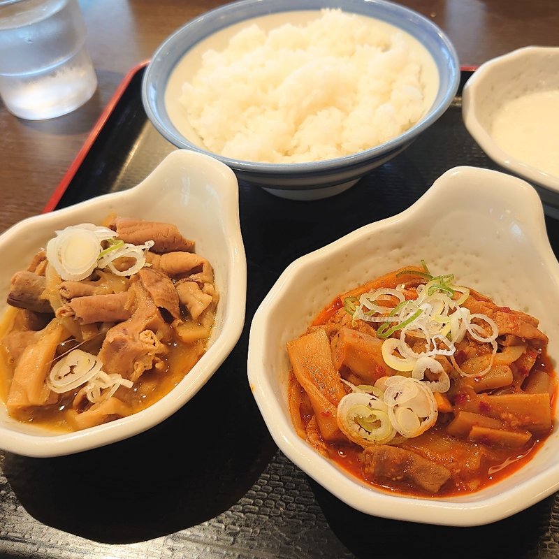 パンチ食べくらべ定食 Aセット(たぬきそば)(山田うどん 石下バイパス店 )