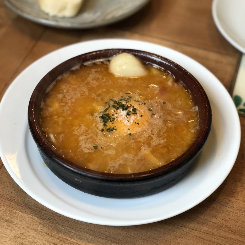 蟹と蟹味噌のアヒージョ(ベジョータ ムアムア 烏丸三条店 )